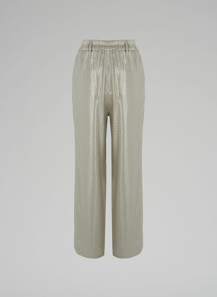 Lorena Antoniazzi PANTALONI IN LUREX Prezzo Ridotto