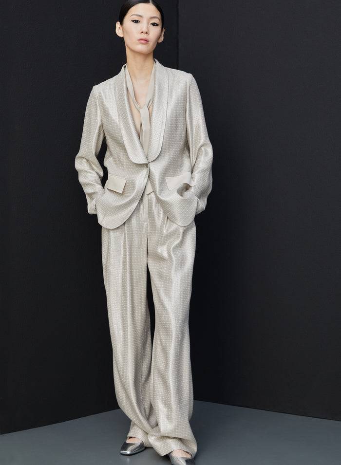 Lorena Antoniazzi PANTALONI IN LUREX Prezzo Ridotto