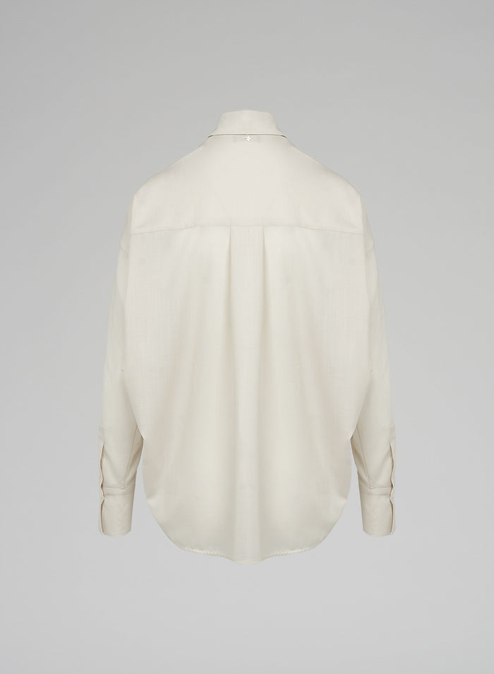 Lorena Antoniazzi CAMICIA IN LANA Sottocosto