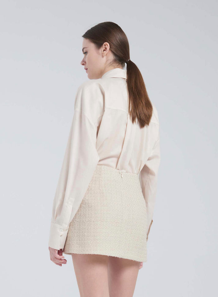 Lorena Antoniazzi CAMICIA IN LANA Sottocosto
