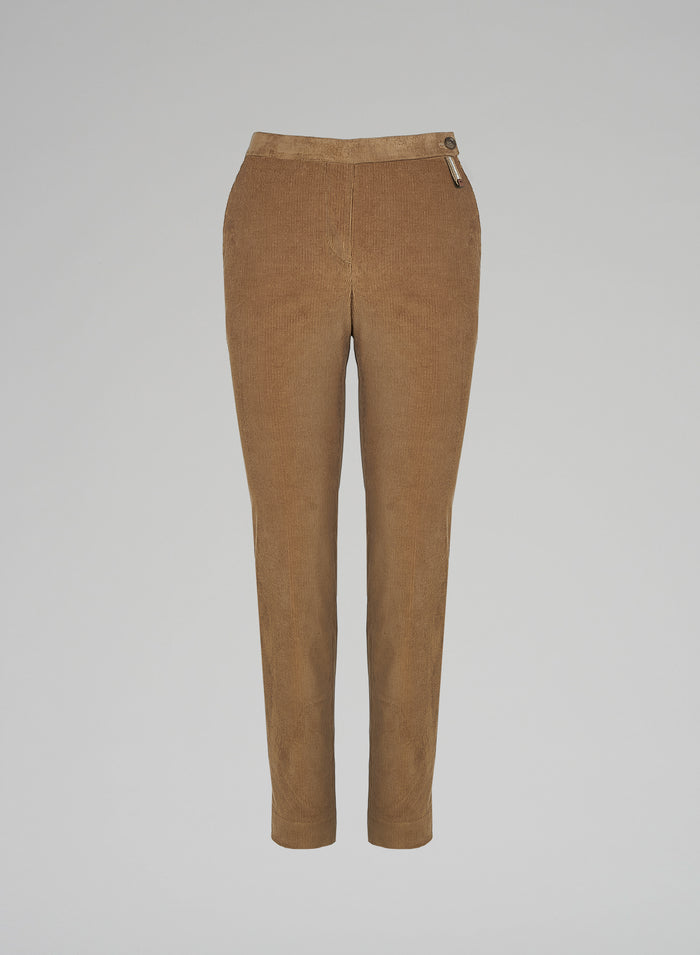 Lorena Antoniazzi PANTALONI IN CORDUROY Presa