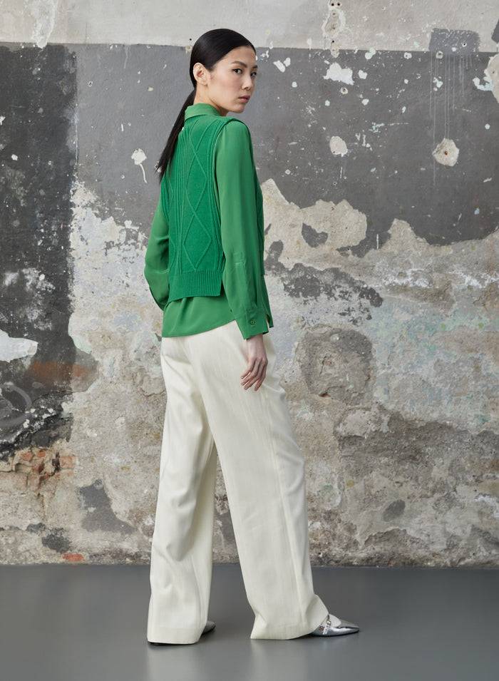 Lorena Antoniazzi CAMICIA IN CREPE DE CHINE Sconto