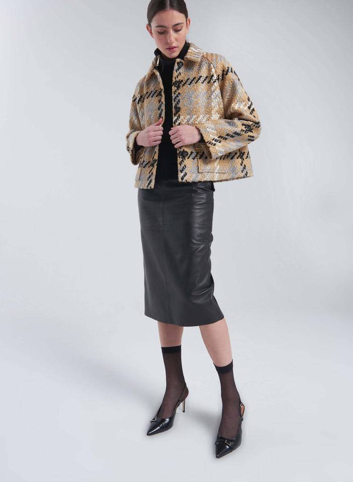 Lorena Antoniazzi GONNA MIDI IN NAPPA In Vendita