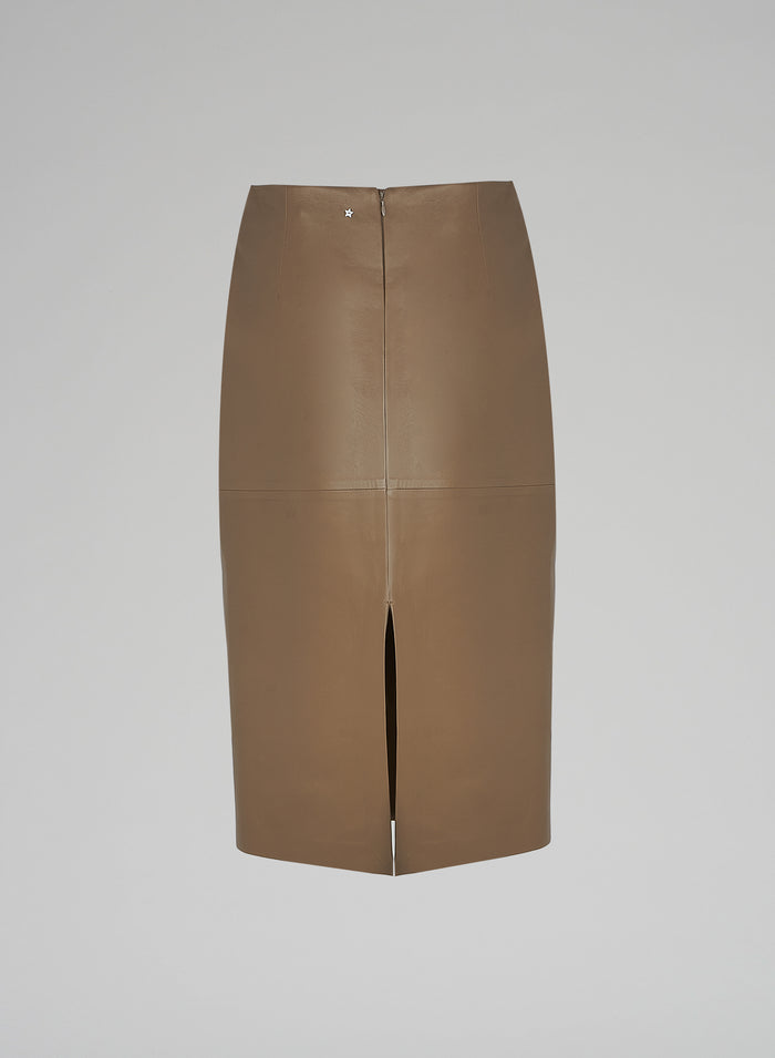 Lorena Antoniazzi GONNA MIDI IN NAPPA Saldi