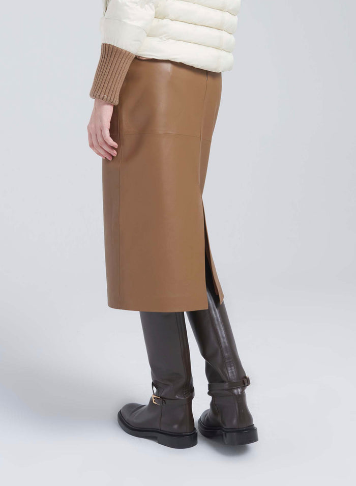 Lorena Antoniazzi GONNA MIDI IN NAPPA Saldi