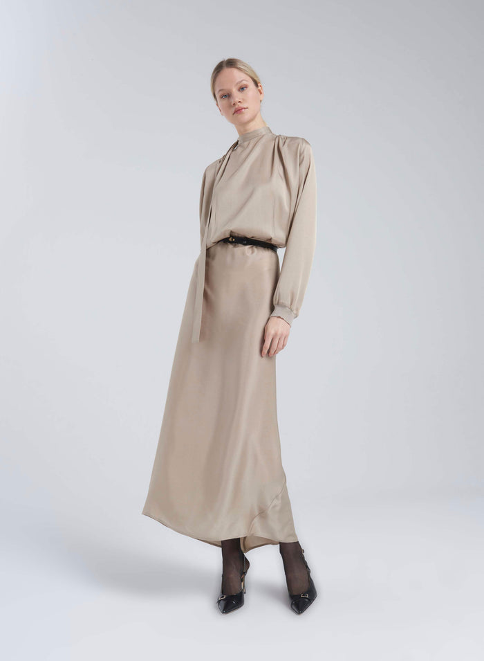 Lorena Antoniazzi ABITO IN TWILL DI SETA Italia
