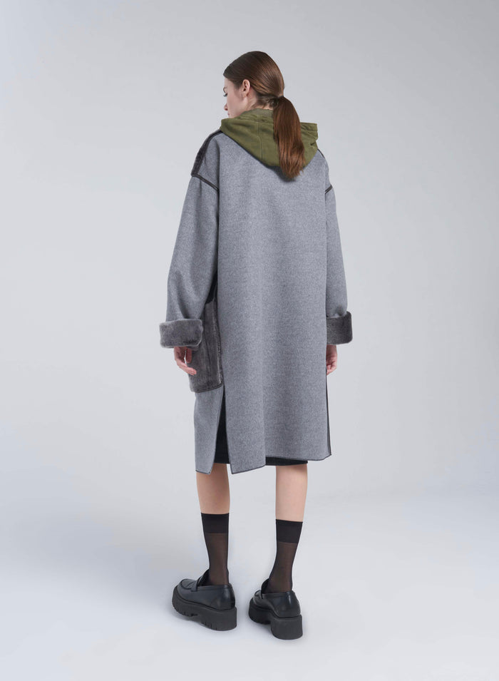 Lorena Antoniazzi CAPPOTTO IN MONTONE Saldi