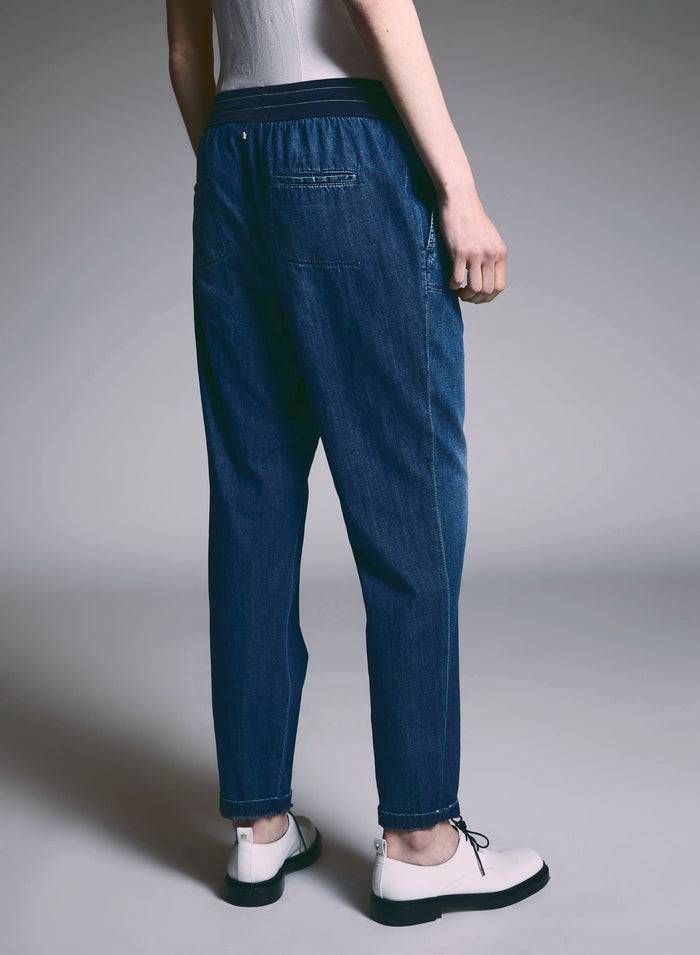 Lorena Antoniazzi JOGGERS IN DENIM Grande vendita
