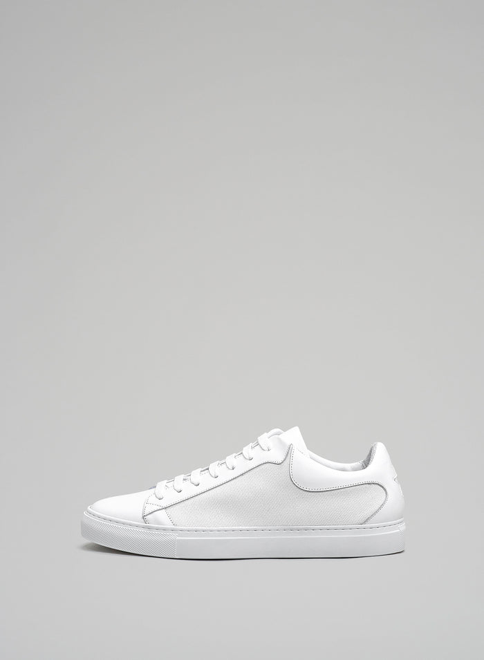 Lorena Antoniazzi SNEAKERS IN PELLE E COTONE Sconto