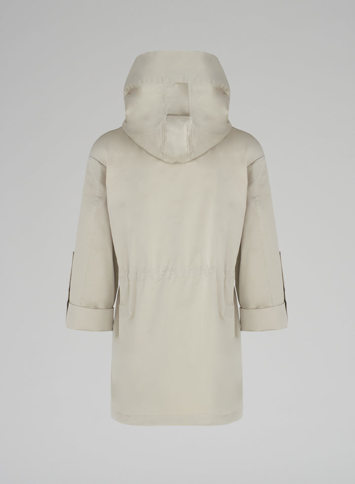 Lorena Antoniazzi PARKA IN NYLON CON CAPPUCCIO Fornitura limitata