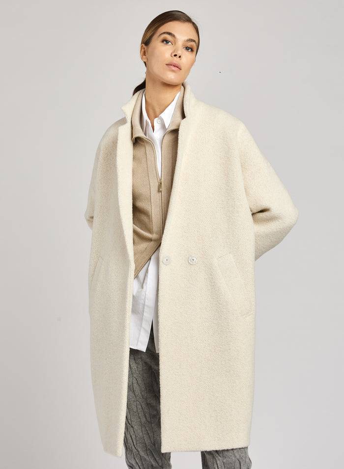 Lorena Antoniazzi CAPPOTTO BOUCLE' IN ALPACA Shopping online
