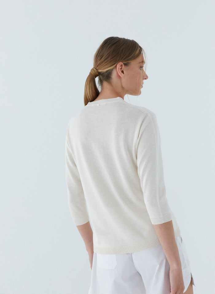 Lorena Antoniazzi MAGLIA CON ZIP Offerta Pasqua