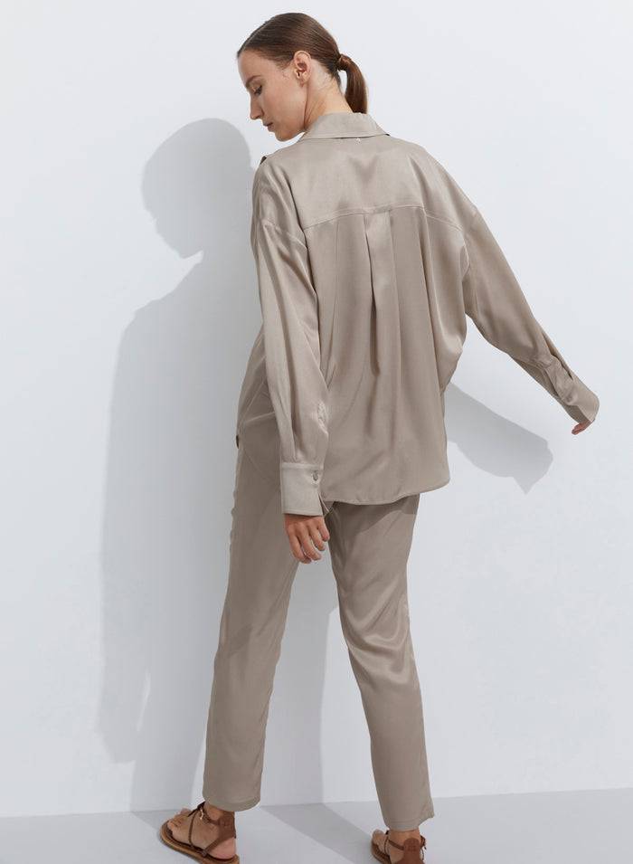 Lorena Antoniazzi CAMICIA IN TWILL DI SETA Offerta Anniversario