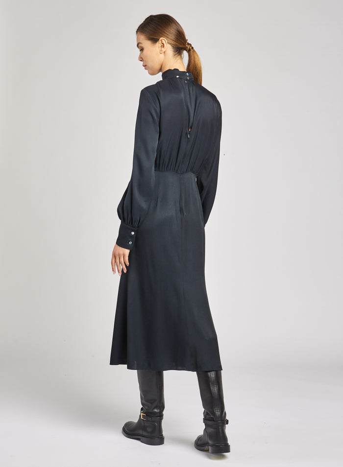 Lorena Antoniazzi ABITO IN TWILL DI SETA Lightning offer