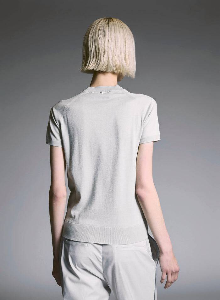Lorena Antoniazzi T-SHIRT IN MAGLIA Nuovi prodotti