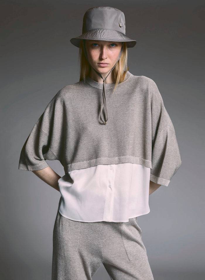Lorena Antoniazzi MAGLIA CON CAMICIA Ultimi due giorni