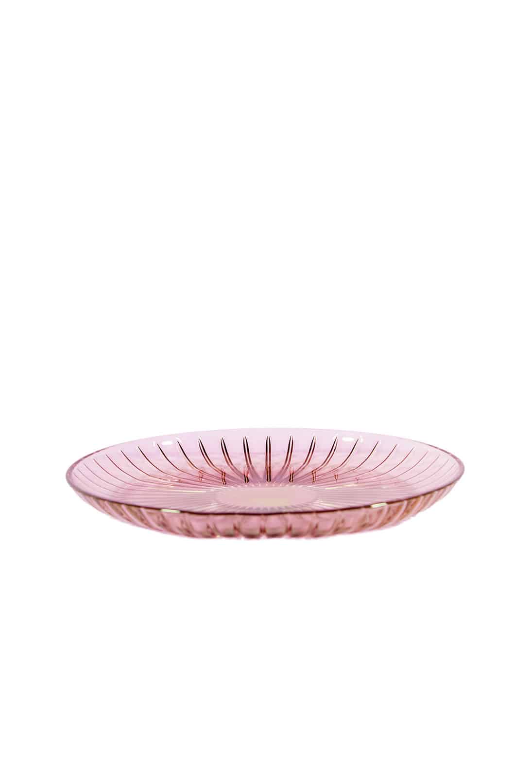 Luisa Beccaria Set Rosa Di Due Piatti Di Frutta Di Vetro Vendita