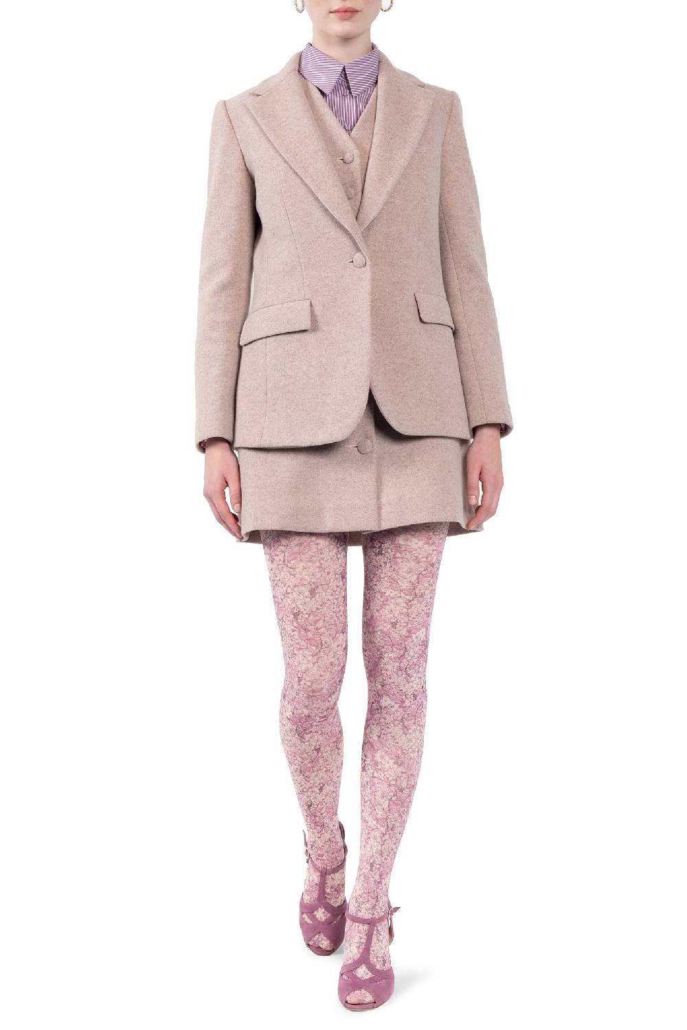 Luisa Beccaria Giacca Blazer in Lana Fino al 60% di sconto
