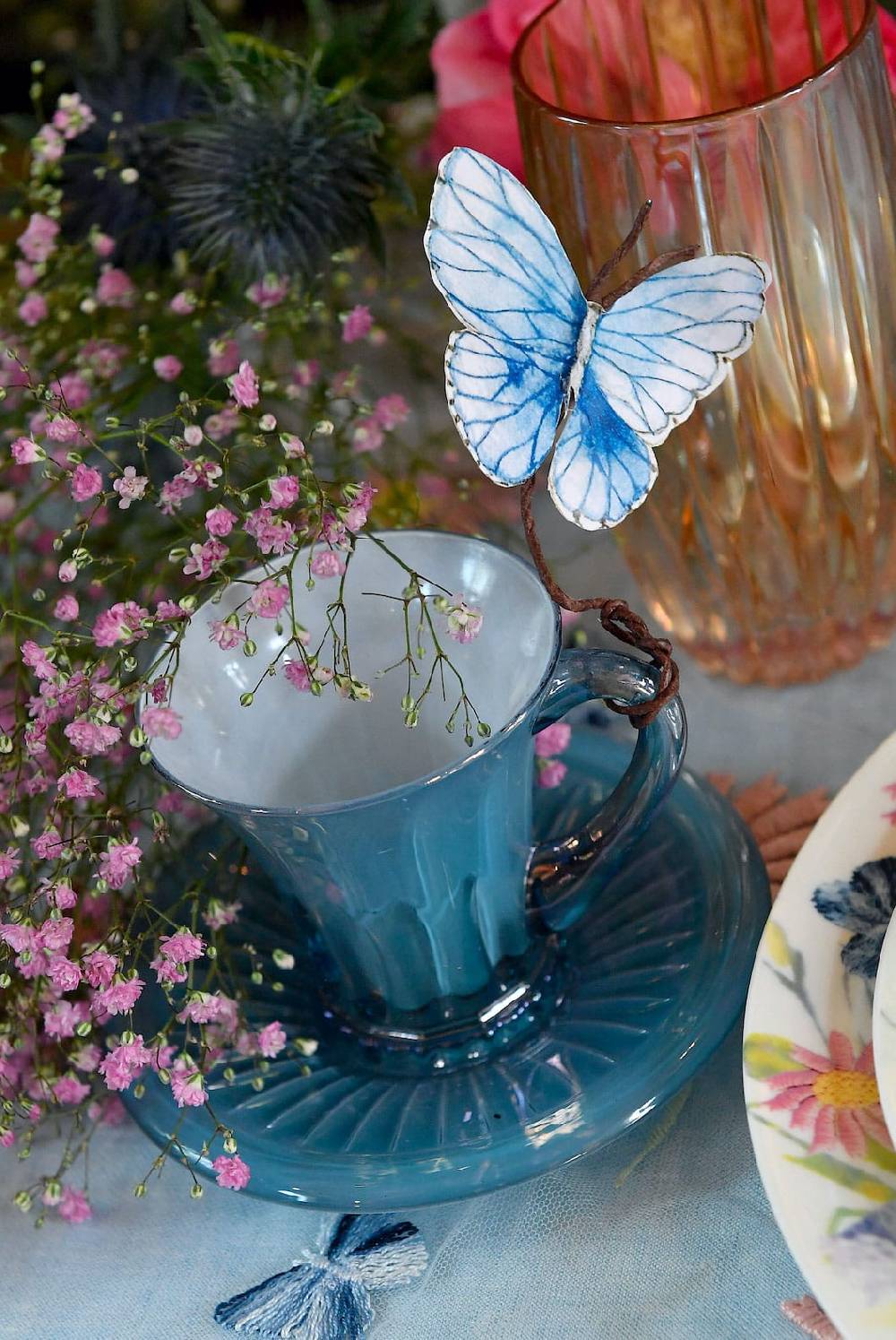 Luisa Beccaria Set Blu Di Due Tazze Da Caffè Doge Promozione