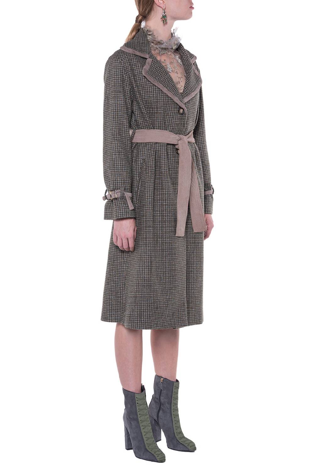 Luisa Beccaria Cappotto in tweed Officina