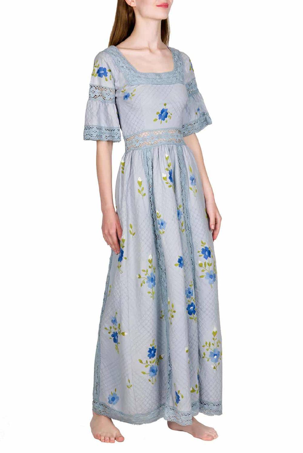 Luisa Beccaria Abito in pizzo floreale ritagliato Saldi