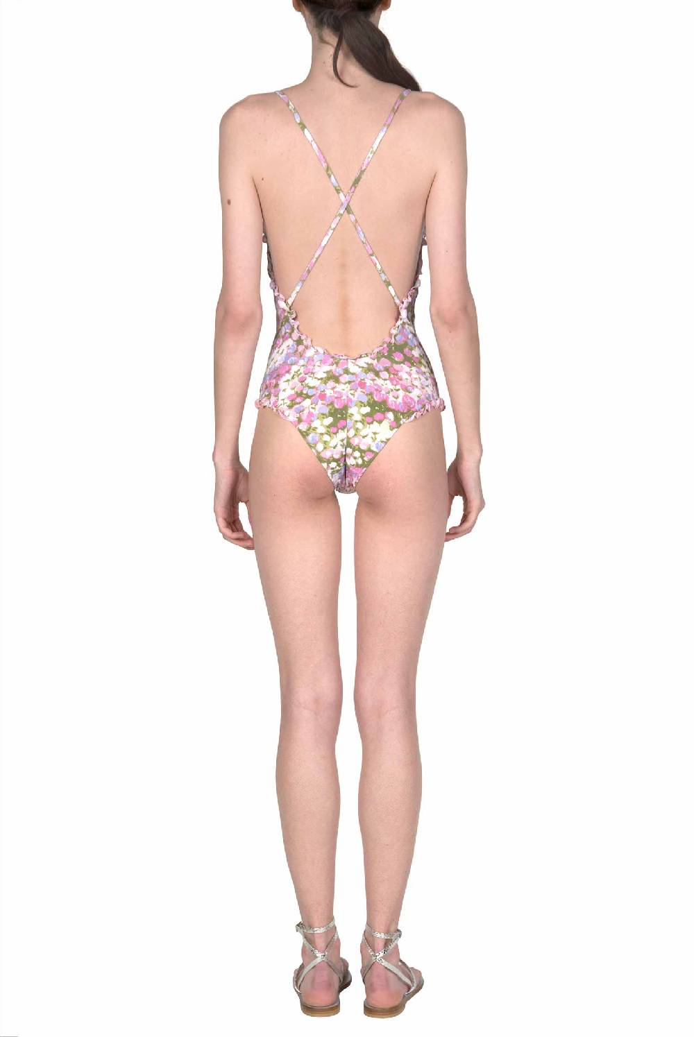 Luisa Beccaria Costume intero rosa Monet Online