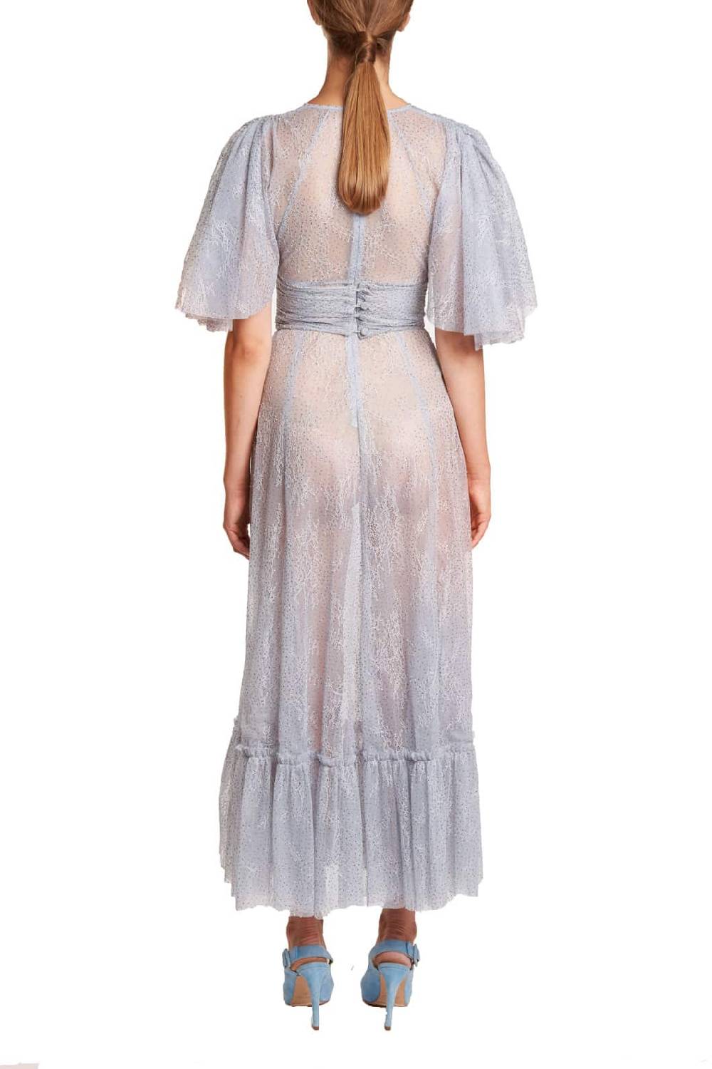 Luisa Beccaria Abito in pizzo lurex Fino al 50% di sconto