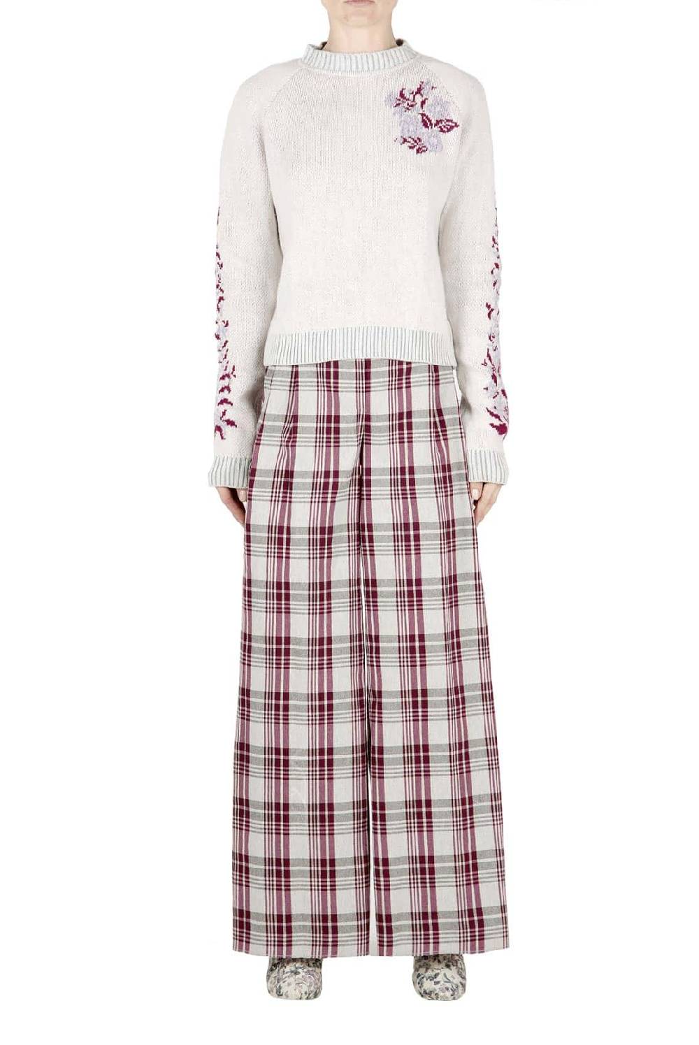 Luisa Beccaria Maglia Girocollo Cashmere Prezzo Ridotto