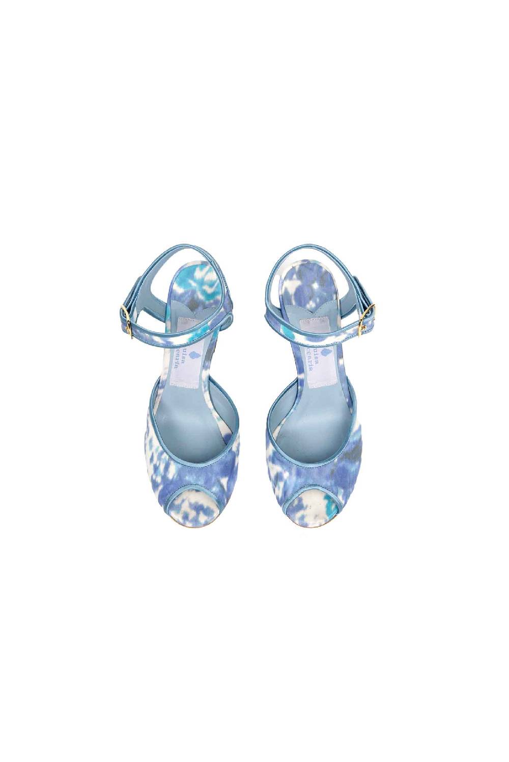 Luisa Beccaria Tacchi Open-Toe floreali Capri Grande vendita