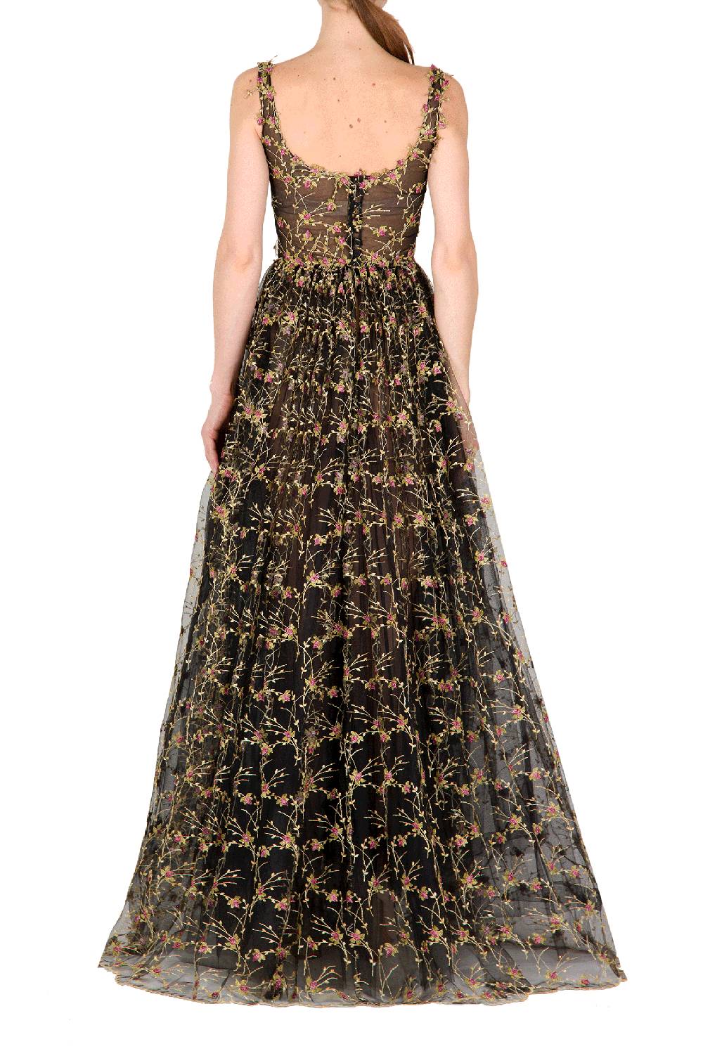 Luisa Beccaria Abito ricamato Outlet