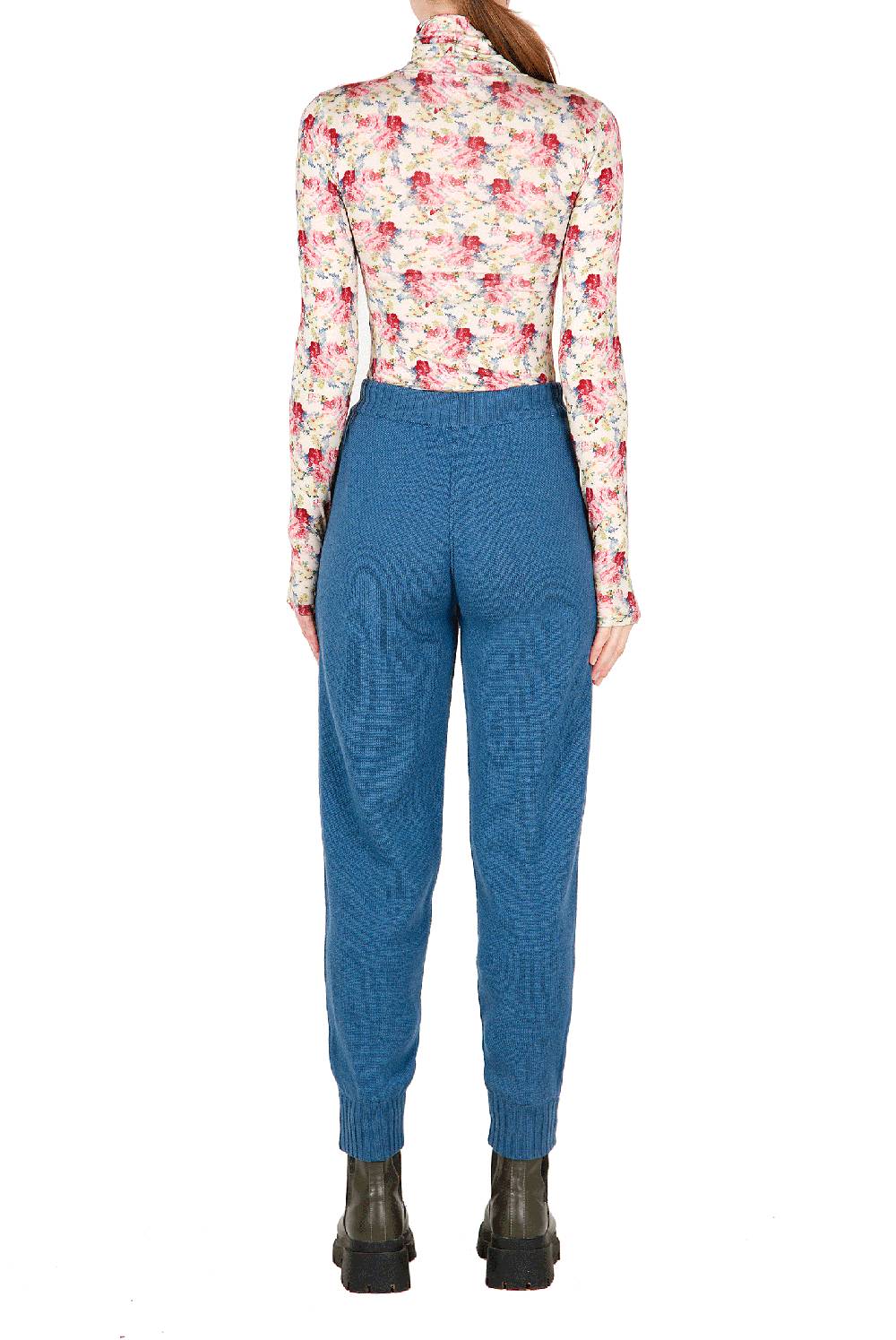 Luisa Beccaria Pantaloni in felpa di lana Saldi