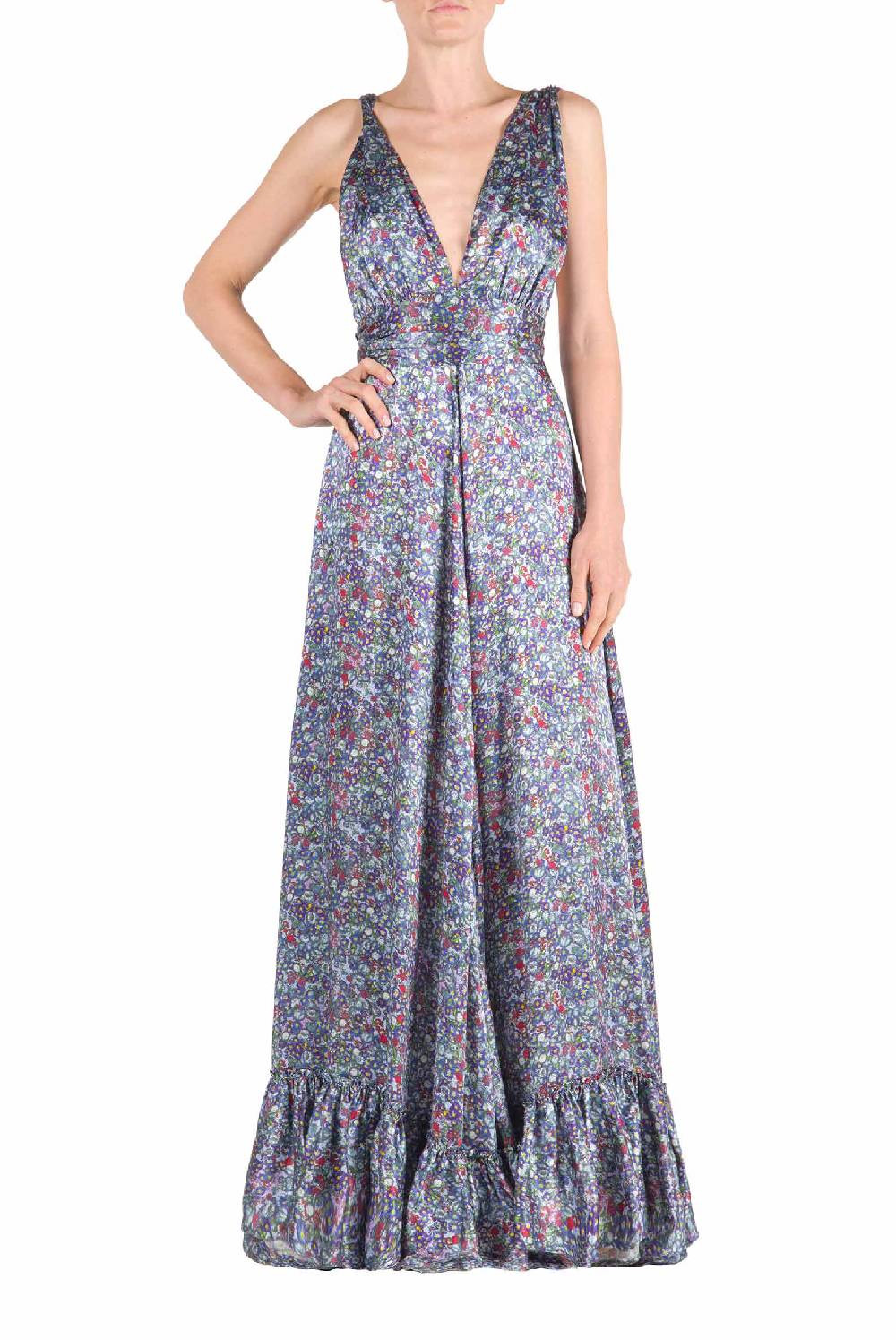 Luisa Beccaria Abito stampato floreale Shopping Online