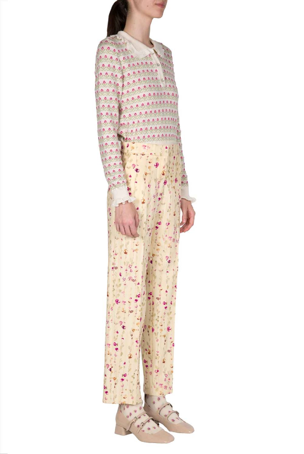 Luisa Beccaria Polo a fiori Liquidazione