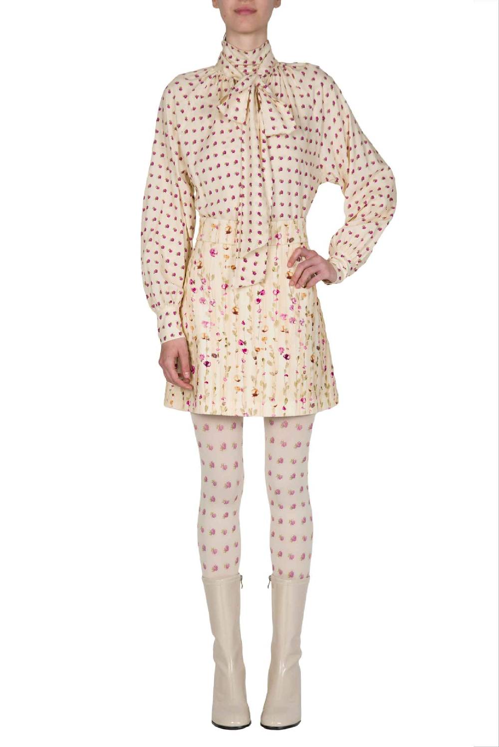 Luisa Beccaria Camicia Vintage Buds Con Dettaglio Fiocco Offerte giornaliere