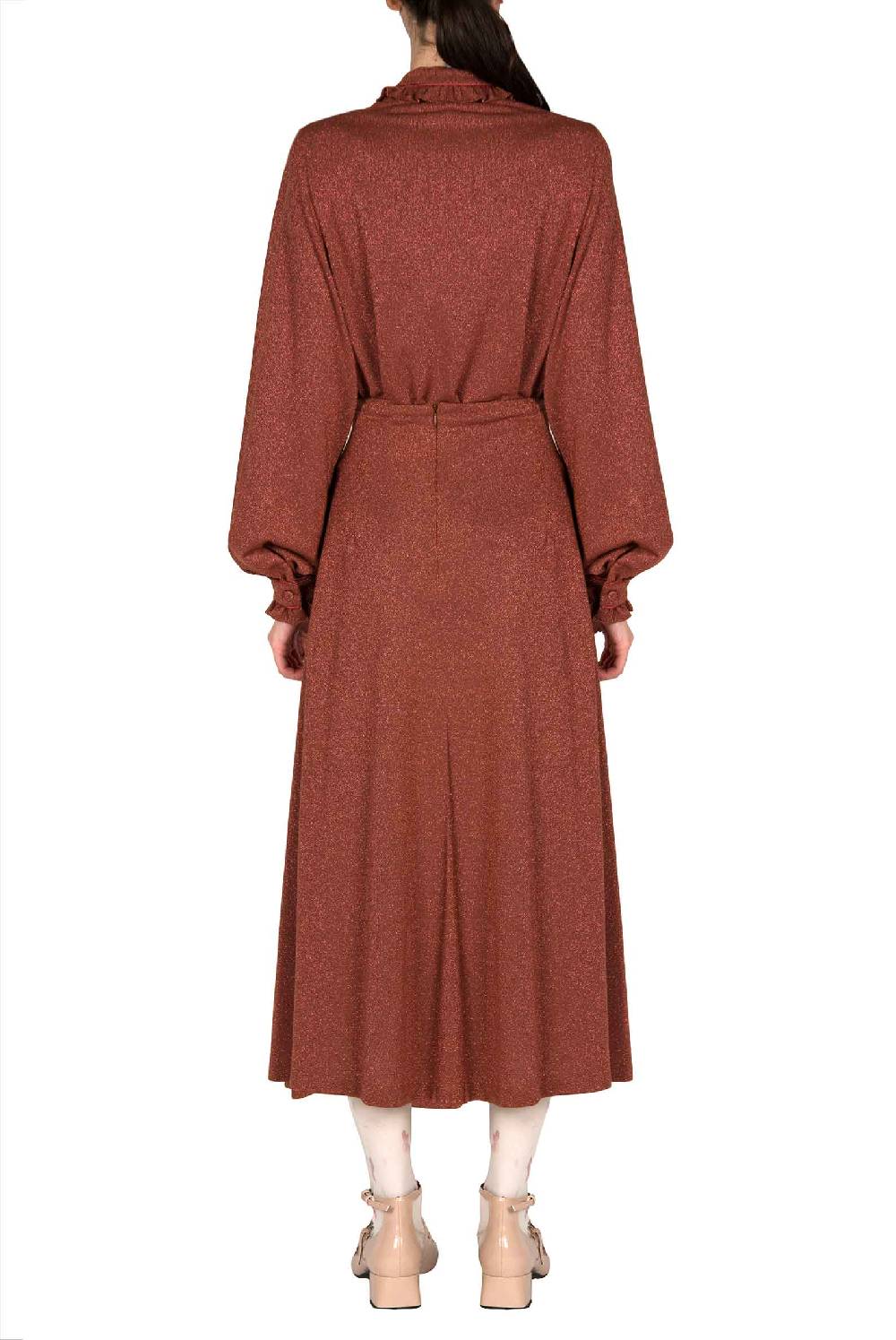 Luisa Beccaria Camicia in jersey lurex Super Saving Price
