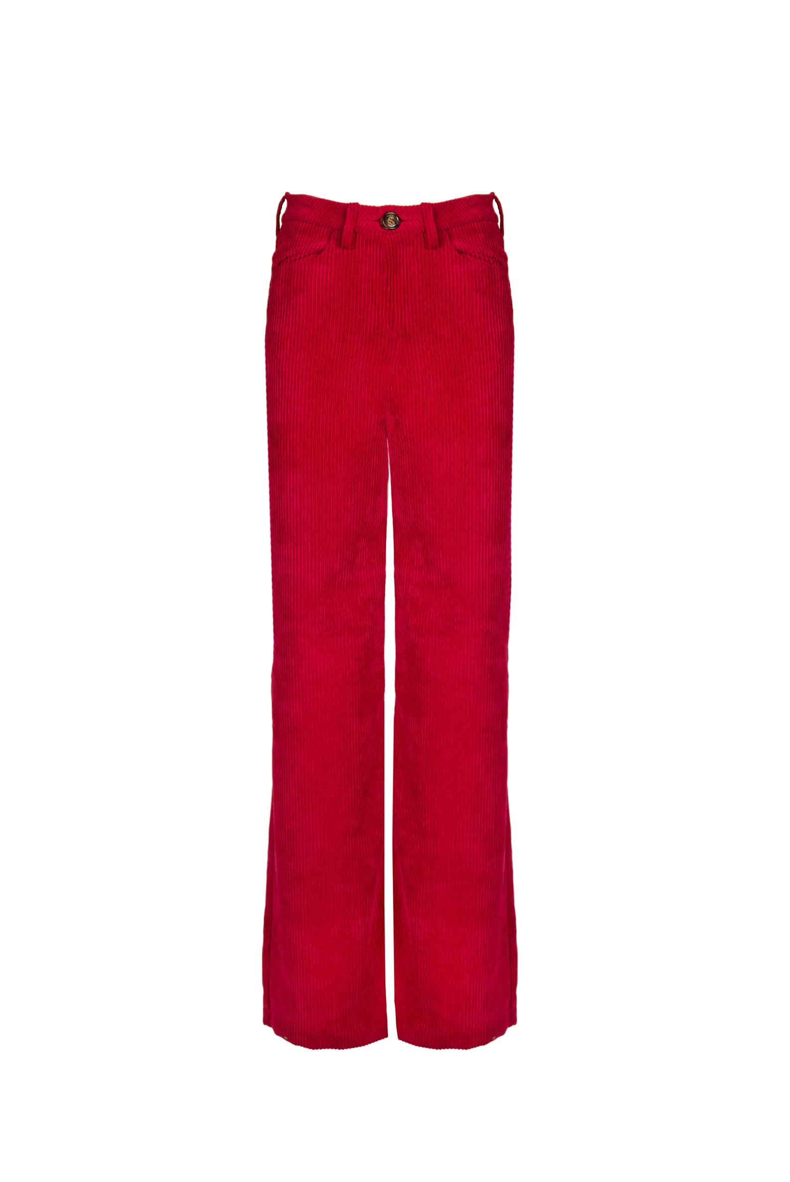 Luisa Beccaria Pantaloni palazzo in velluto a coste