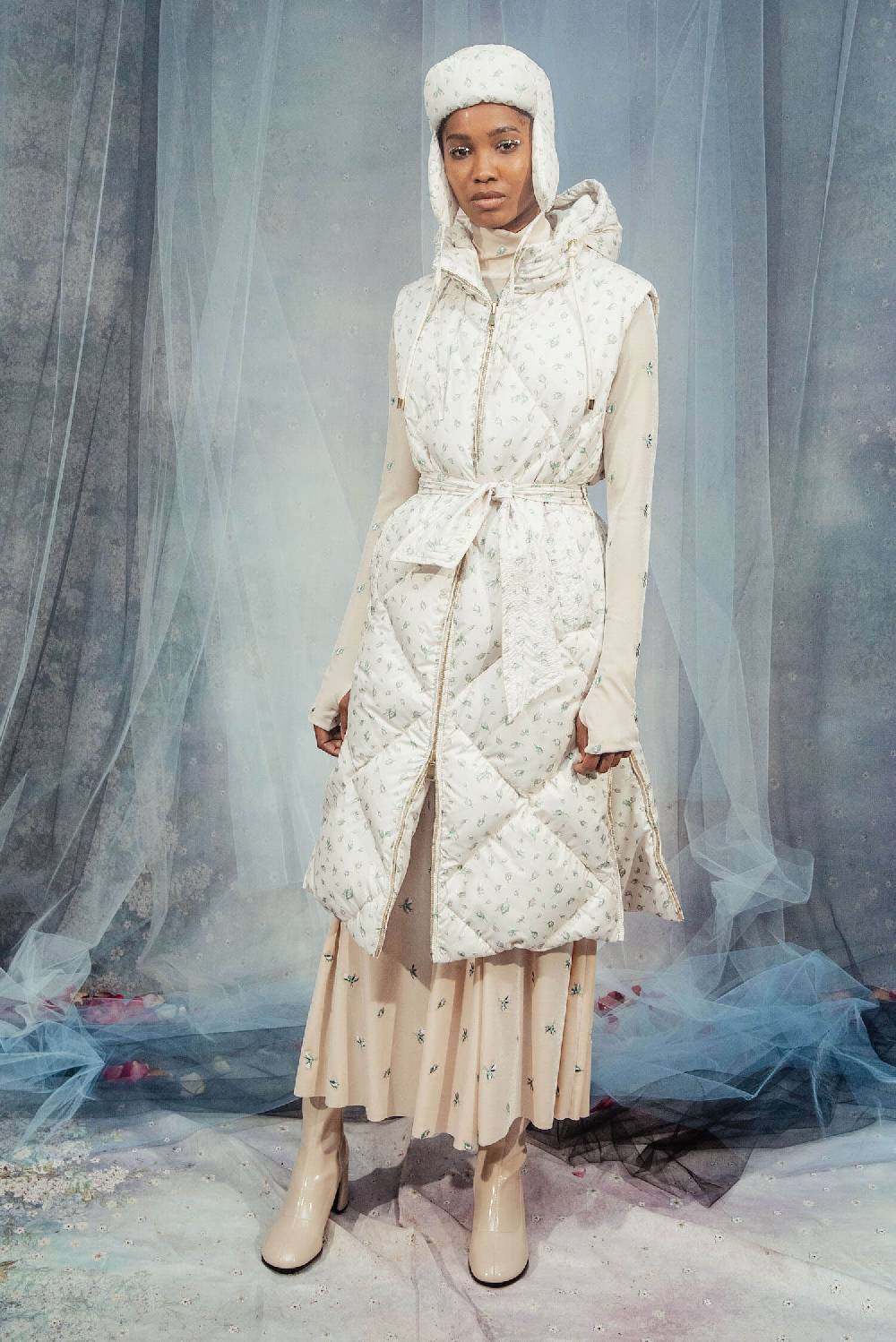Luisa Beccaria Cappello da aviatore bianco Winter Garden Enormi sconti