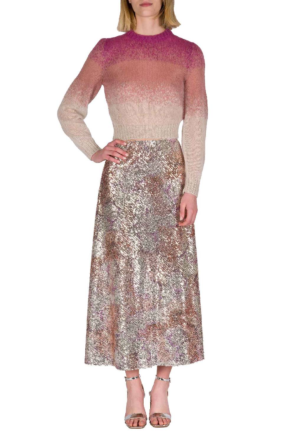 Luisa Beccaria Maglia Mohair Sfumato Negozi Online