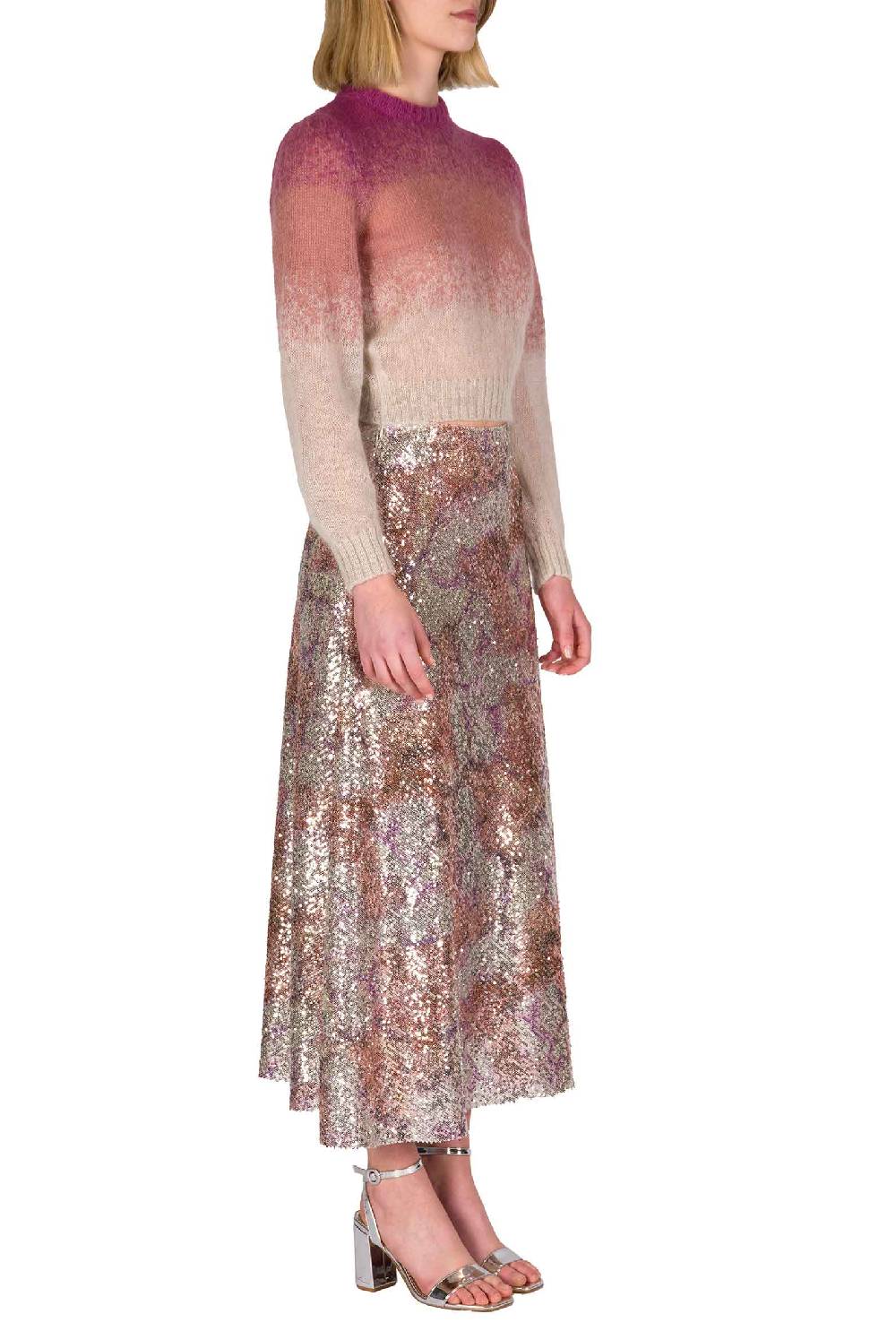 Luisa Beccaria Maglia Mohair Sfumato Negozi Online