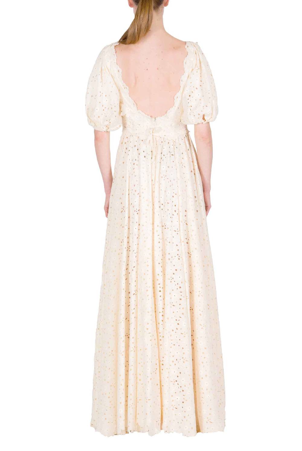 Luisa Beccaria Abito con spalle scoperte in pizzo floreale Fino al 50% di sconto