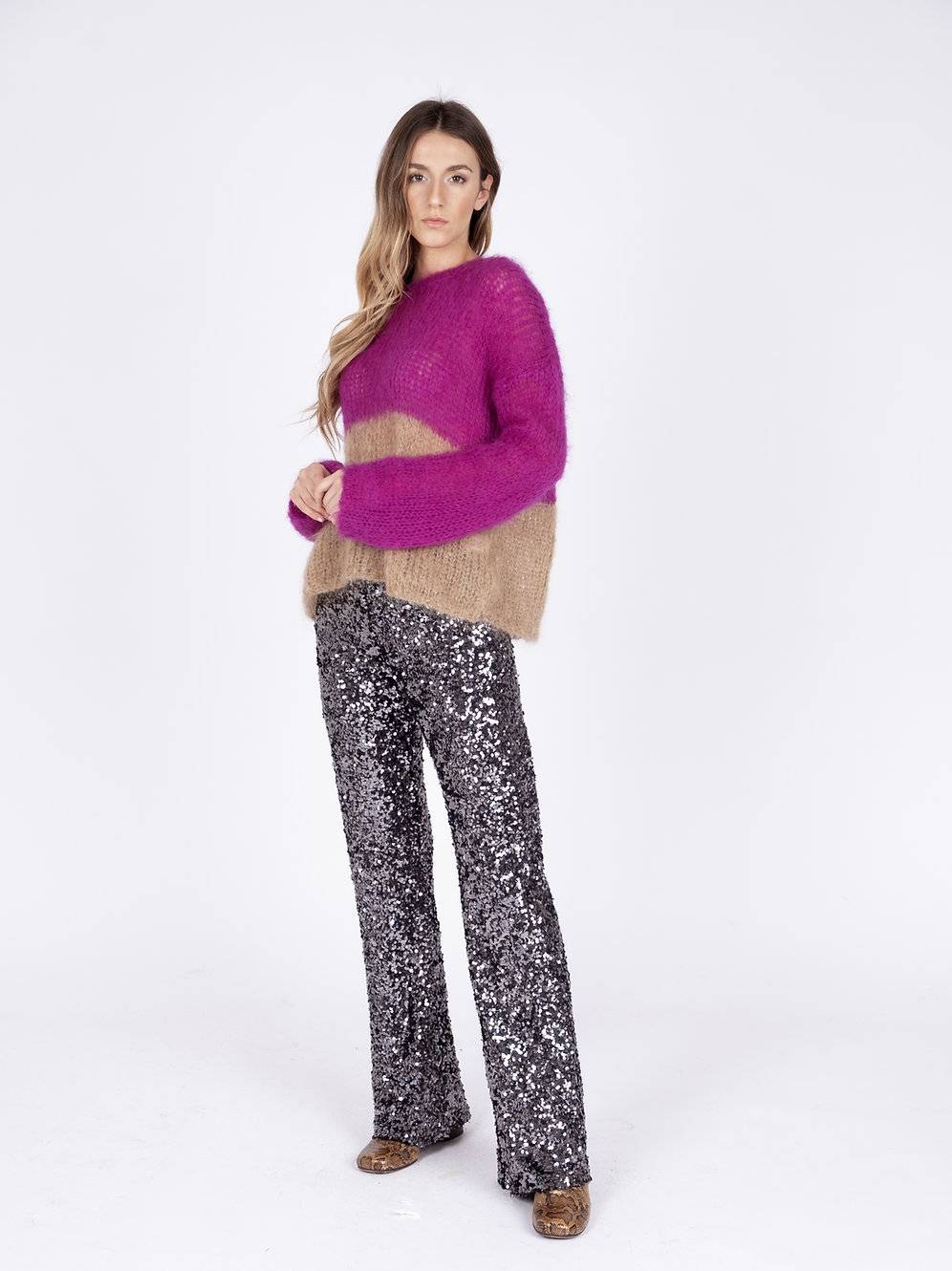 Of Handmade COLORBLOCK SWEATER ofhandmade Prezzo Ridotto