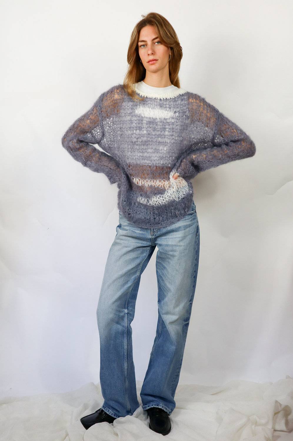Of Handmade NET SWEATER ofhandmade Saldi