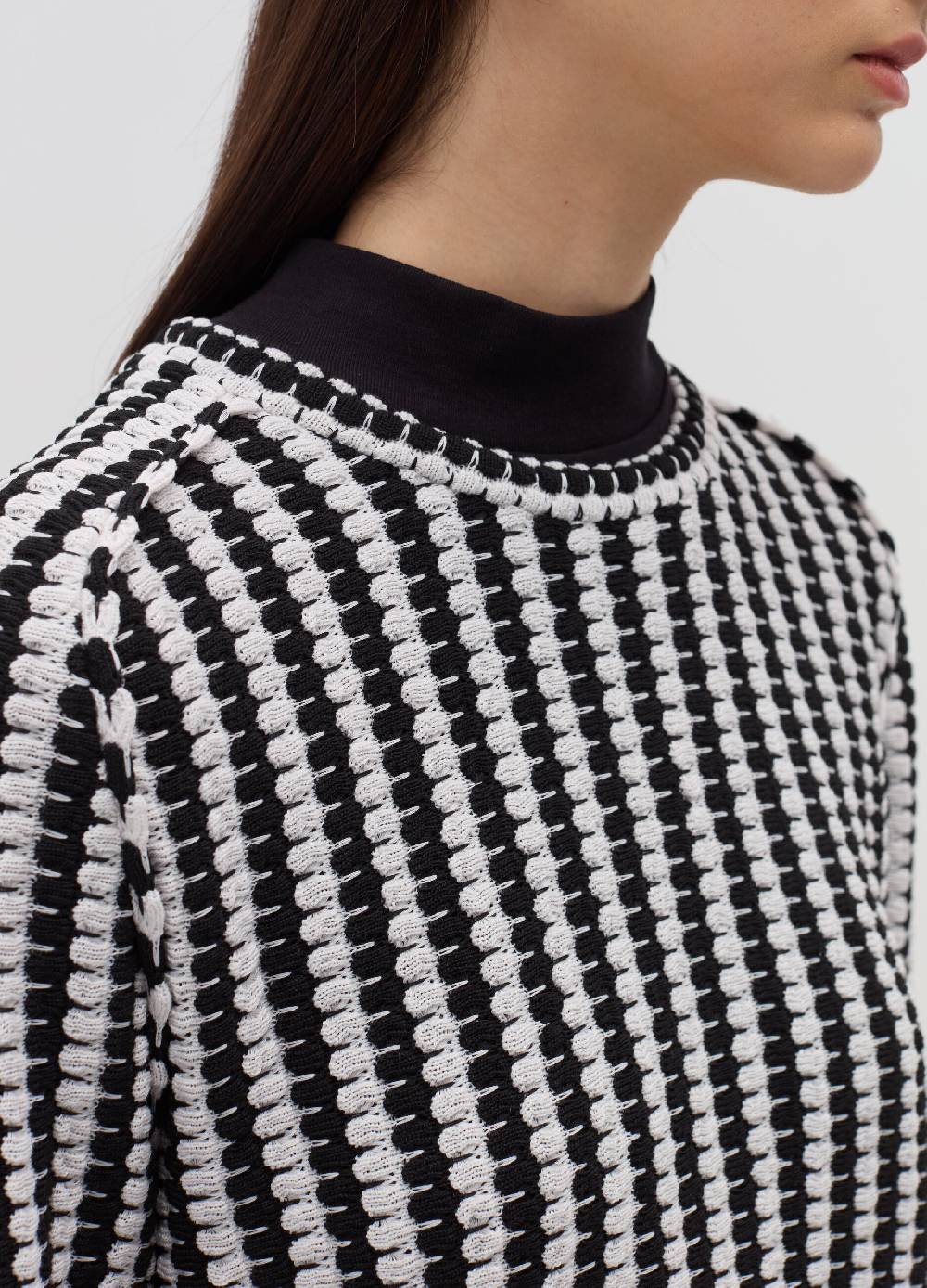 OVS T-shirt tricot con trama bicolore Fino Al -60%