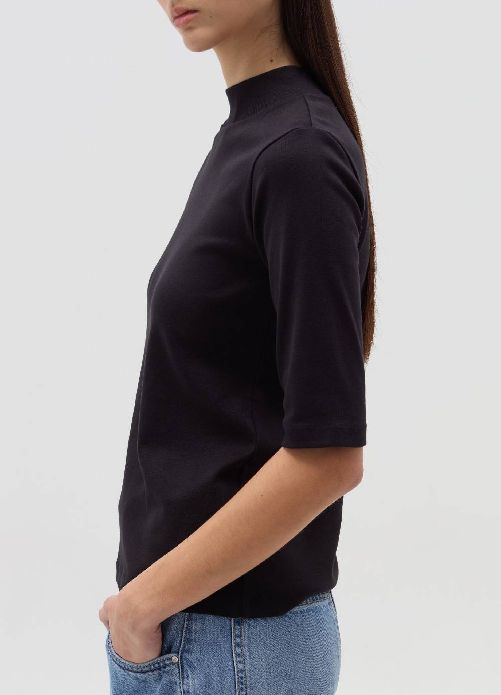 OVS T-shirt mock neck con maniche al gomito Sottocosto