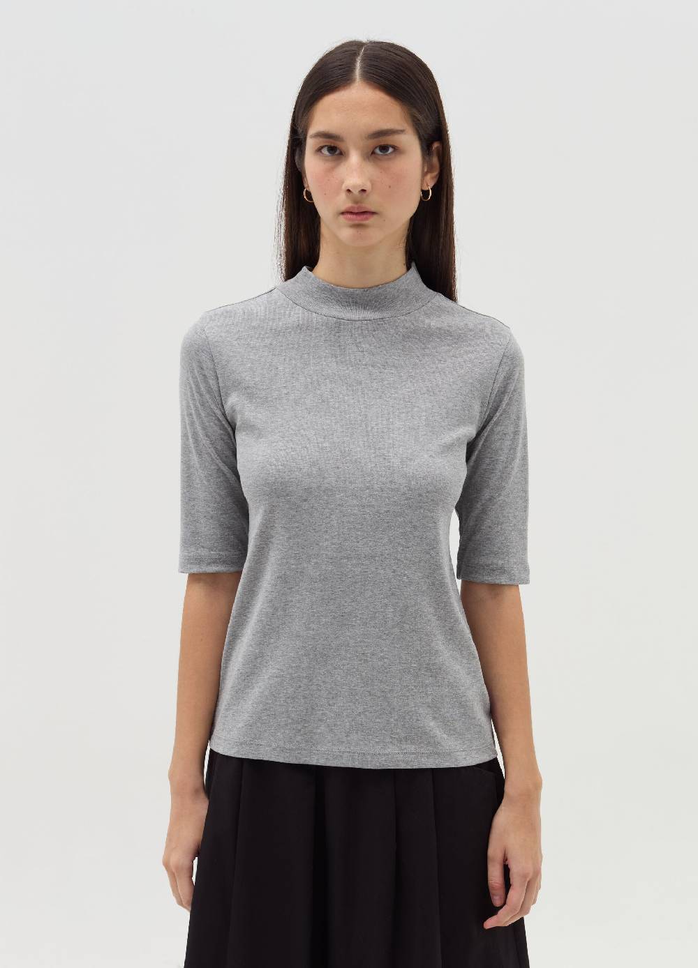 OVS T-shirt mock neck con maniche al gomito Convenienza