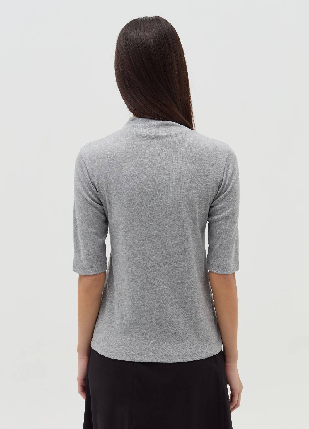 OVS T-shirt mock neck con maniche al gomito Convenienza