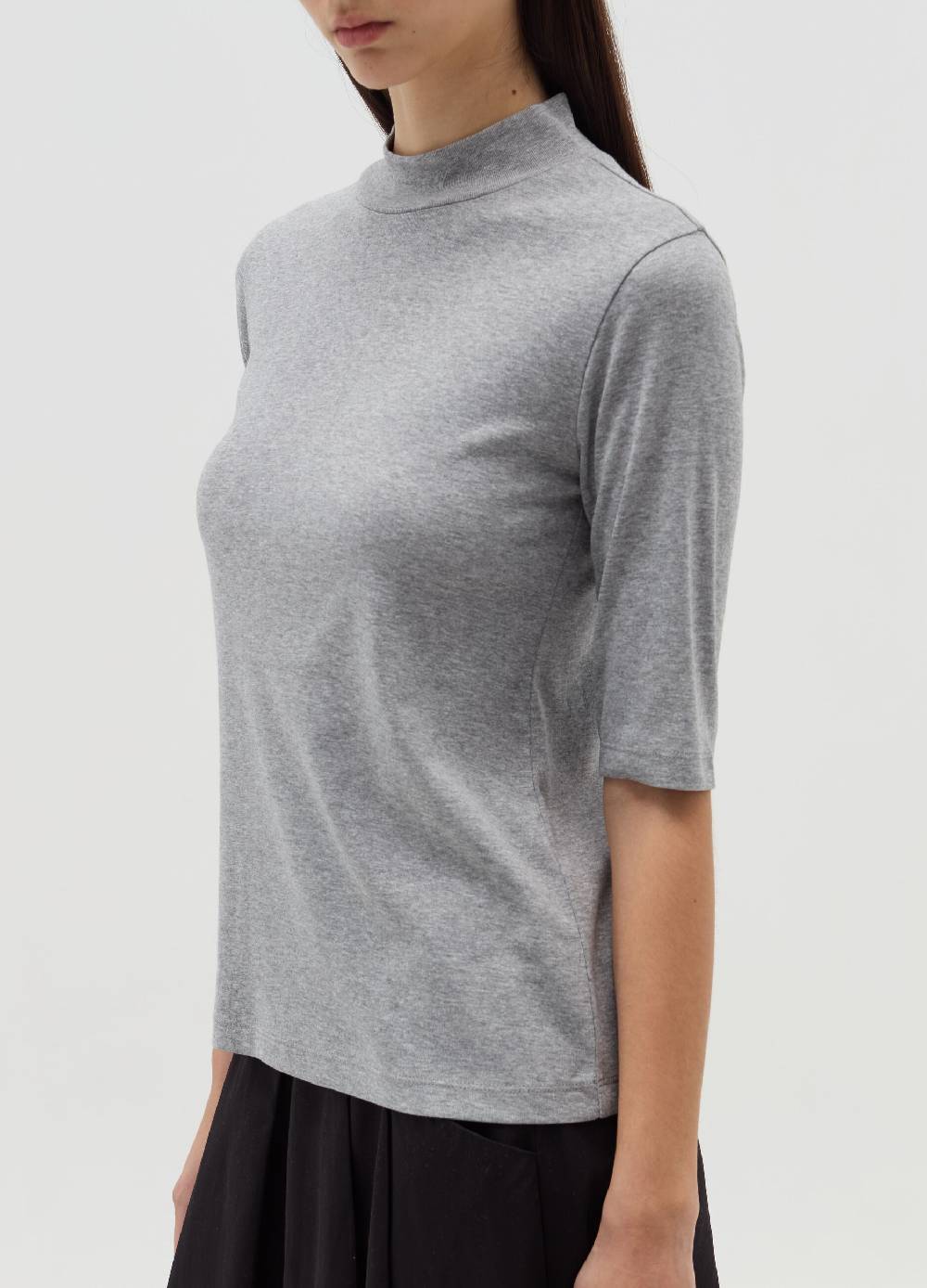 OVS T-shirt mock neck con maniche al gomito Convenienza