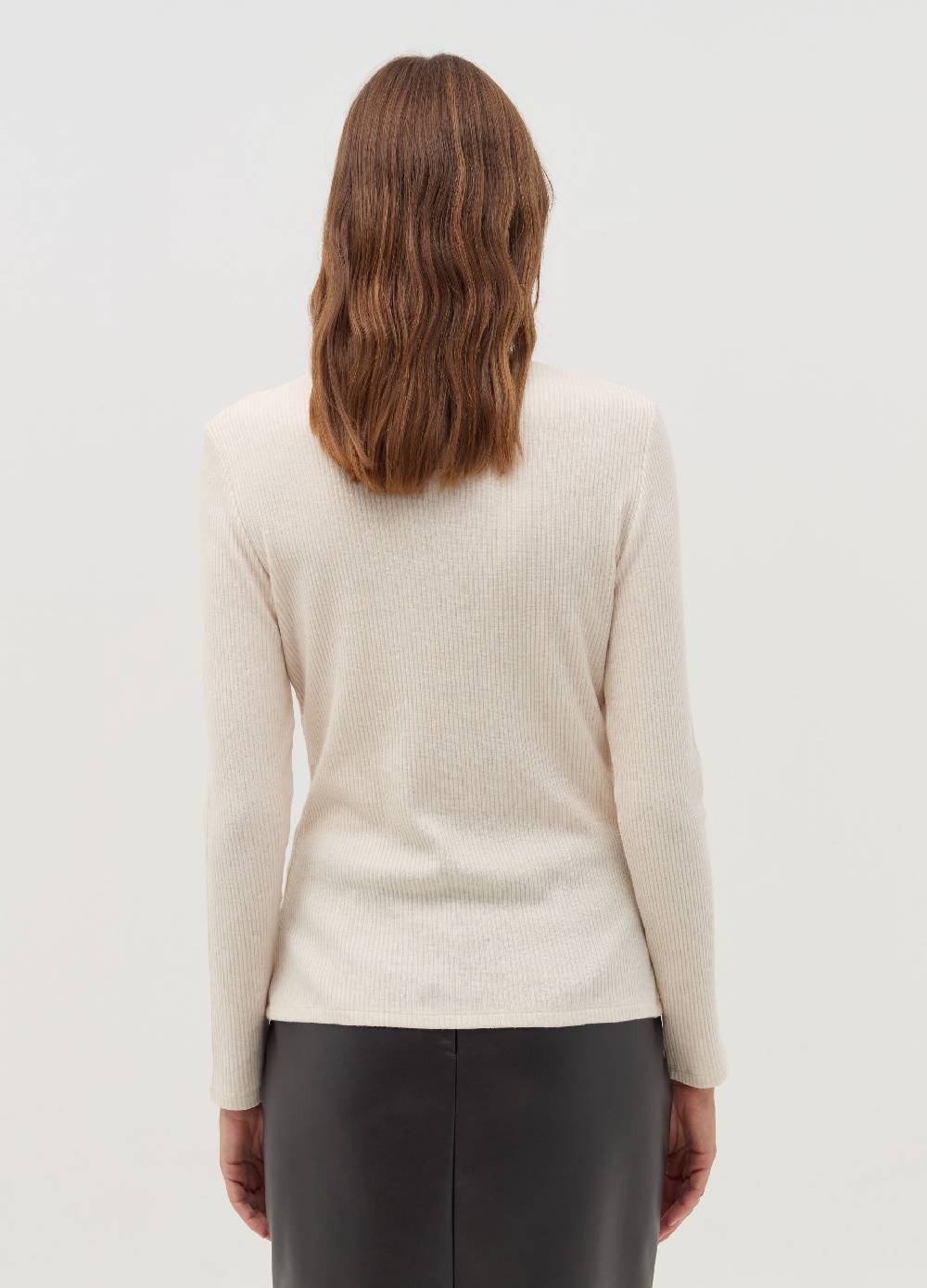 OVS T-shirt a costine con collo alto Hotsell
