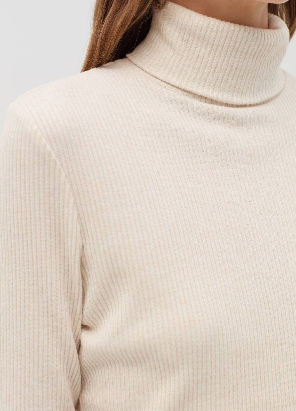 OVS T-shirt a costine con collo alto Hotsell