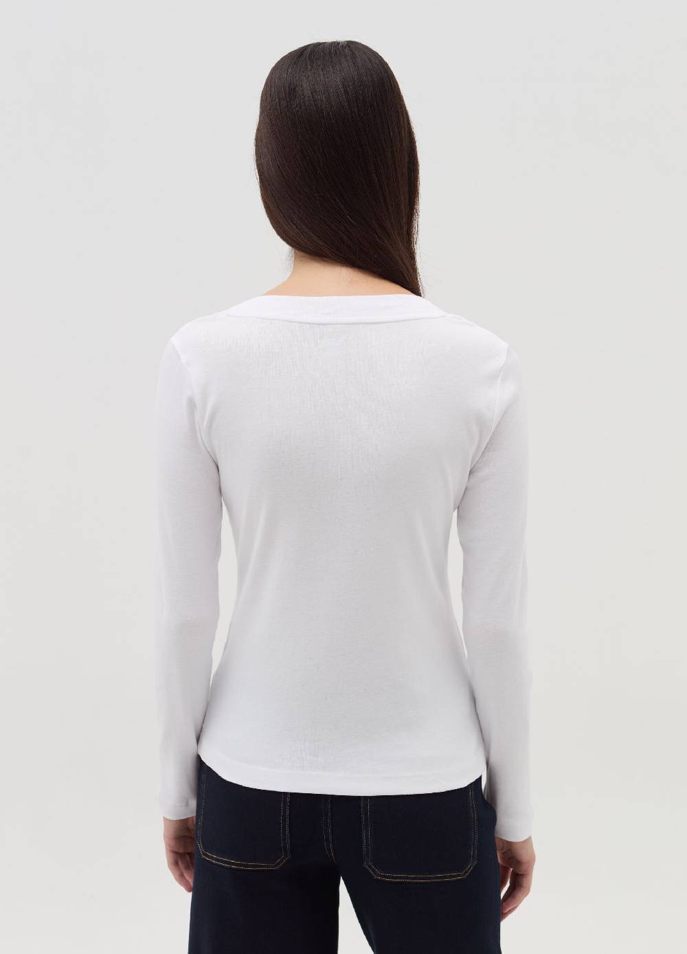 OVS T-shirt maniche lunghe scollo serafino Moda